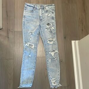 American Eagle Black Ne(X)t Level Skinny Jeans. Size 8